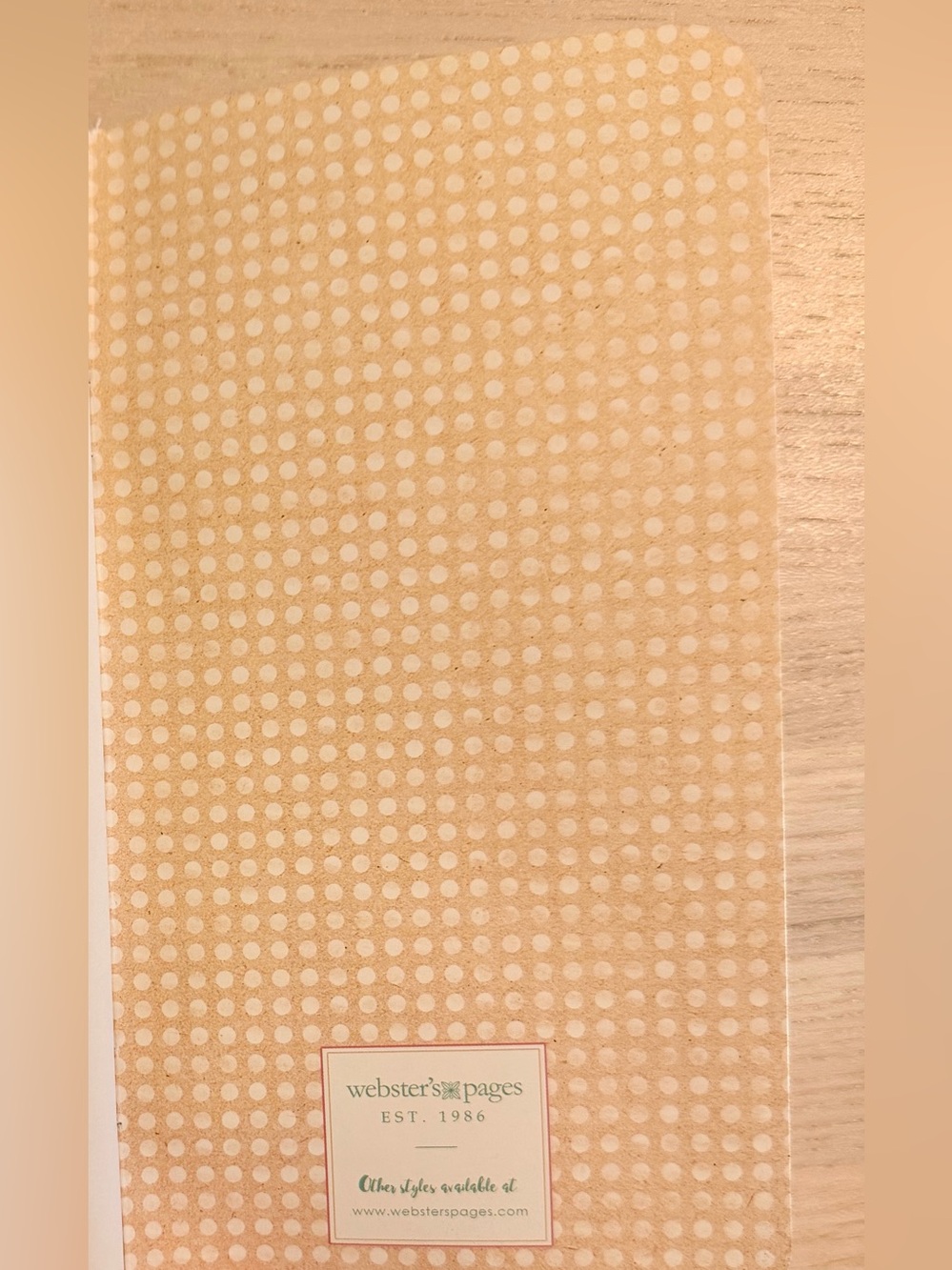 Webster’s pages - undated planner travelers notebook size - Picture 3 of 5